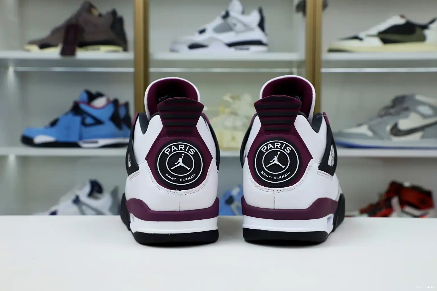 4 RETRO X PARIS JORDAN AIR Kimikick SAINT-GERMAIN JORDAN 'BORDEAUX' AIR 0807